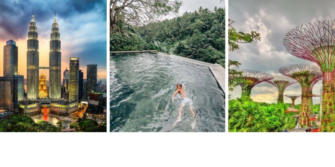 Kuala Lumpur, Bali in Singapur iz Zagreba