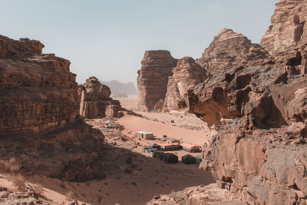 Kamp v puščavi Wadi Rum